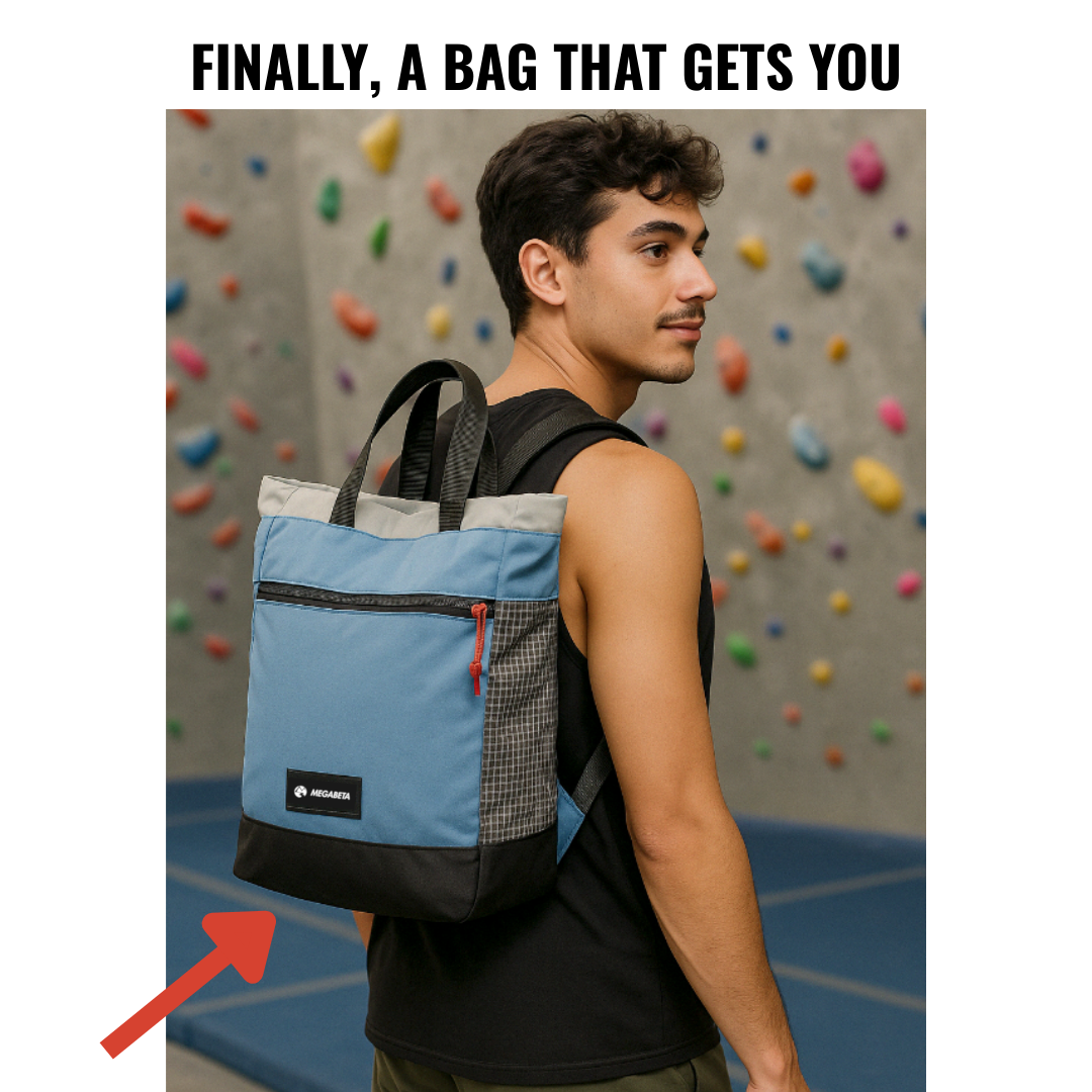 Reserve your Climber Totepack today and get 20% off
