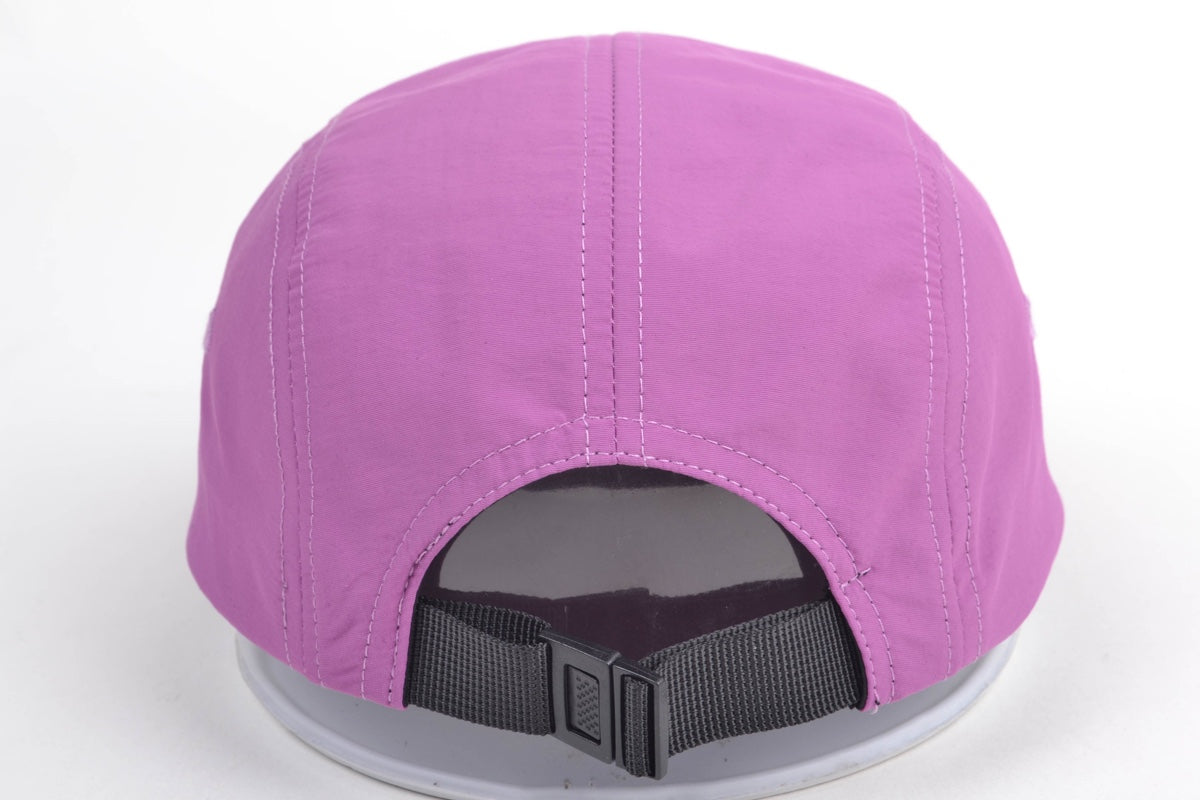 Megabeta Camp Hat, Lightweight Nylon 5 Panel Cap with Snap Closure