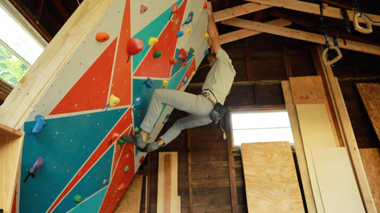 Introducing My Delightful 10 Ft Home Climbing Wall with Instructions