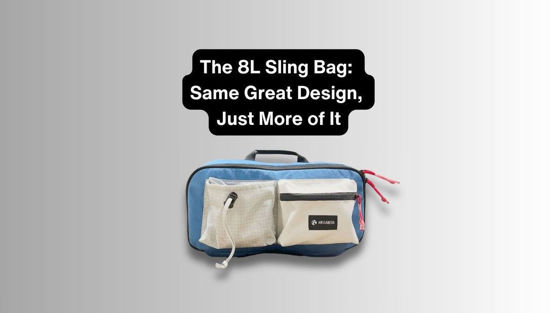 The 8L Sling Bag: Same Great Design, Just More of It